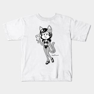 Black Bikini Kids T-Shirt